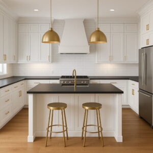 Kitchen Cabinet Design Ideas for Hardware and Countertop Pairings